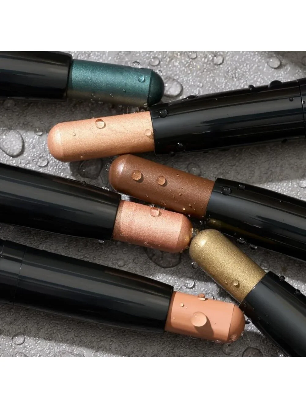Waterproof Crème-to-Powder Eyeshadow Stick Duo - Long-Lasting, Easy Apply